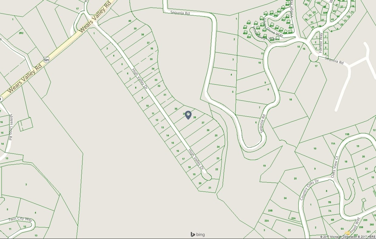 Mapa de impuestos sobre la propiedad - 2665 High Valley Dr