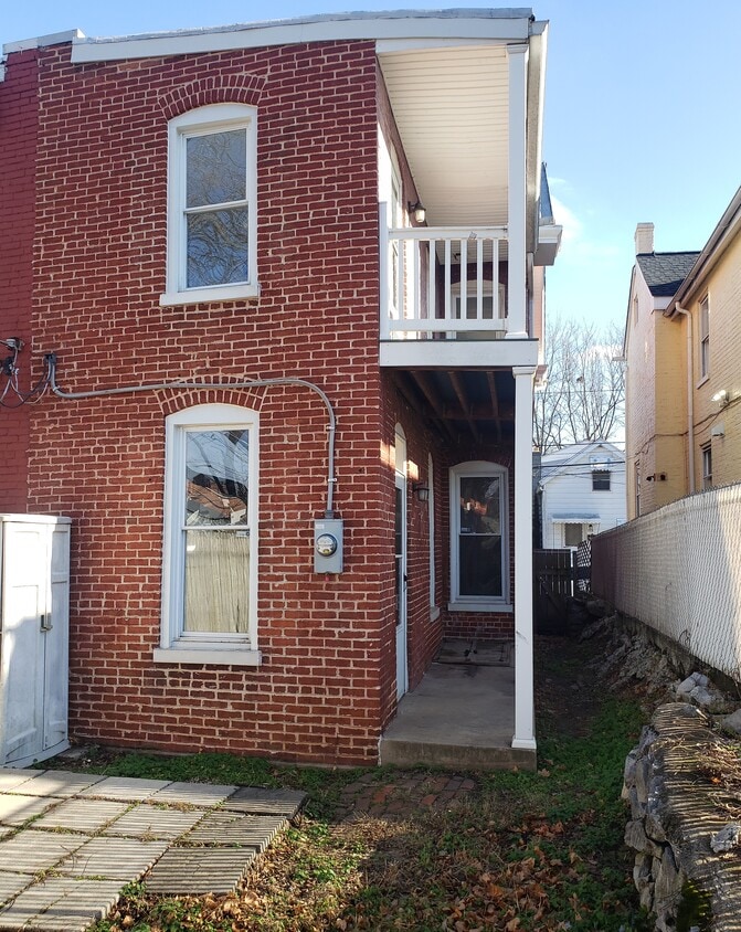 Rear of house, privacy! - 115 S Locust St