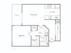 One Bedroom (581 SF)