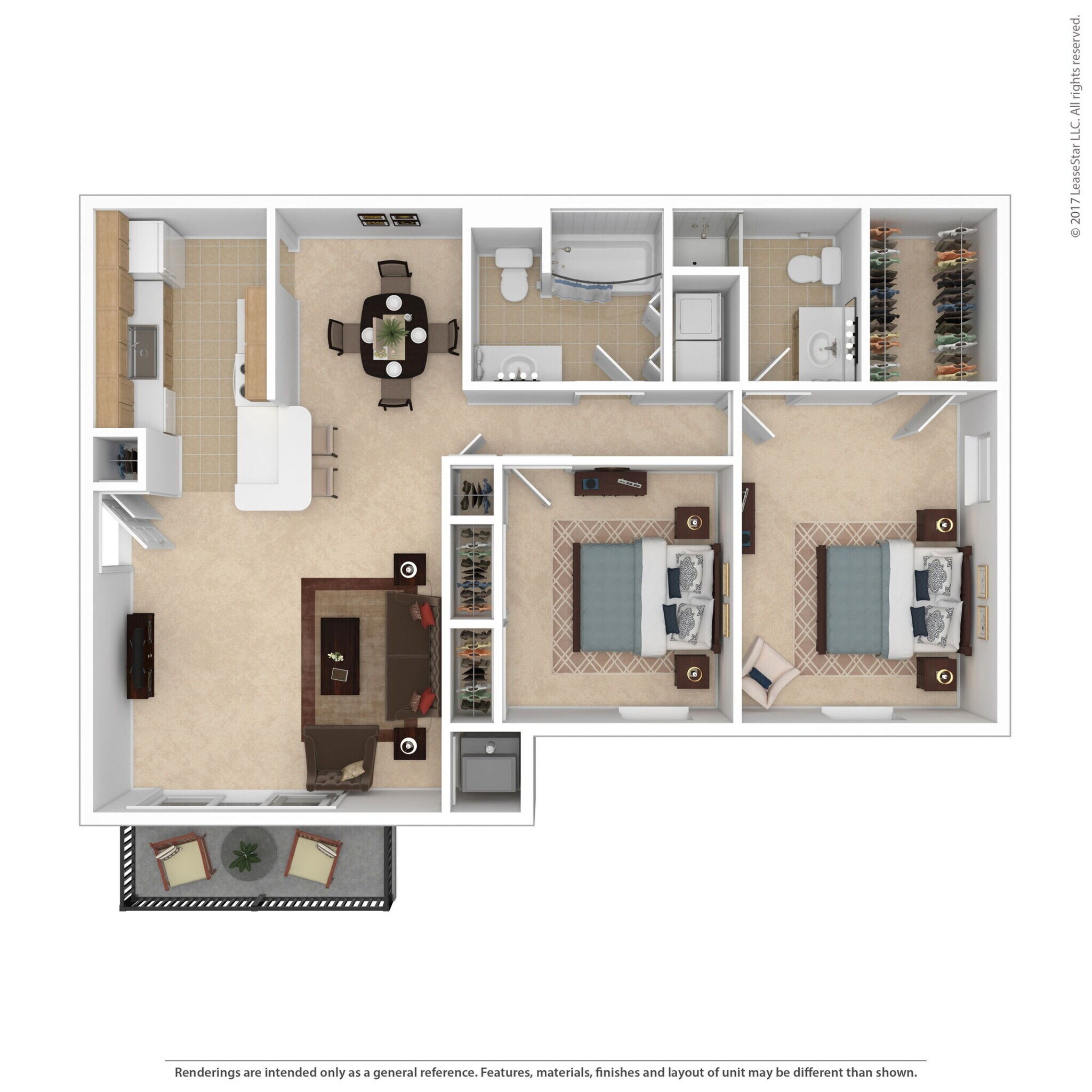 Aspen Lake – 2 BD Traditional w/Dining Room