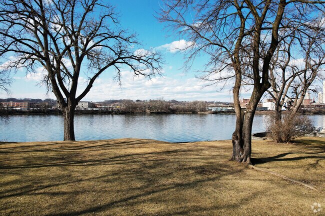 Residents can enjoy the Hudson River views in Rensselaer or just a quiet moment.