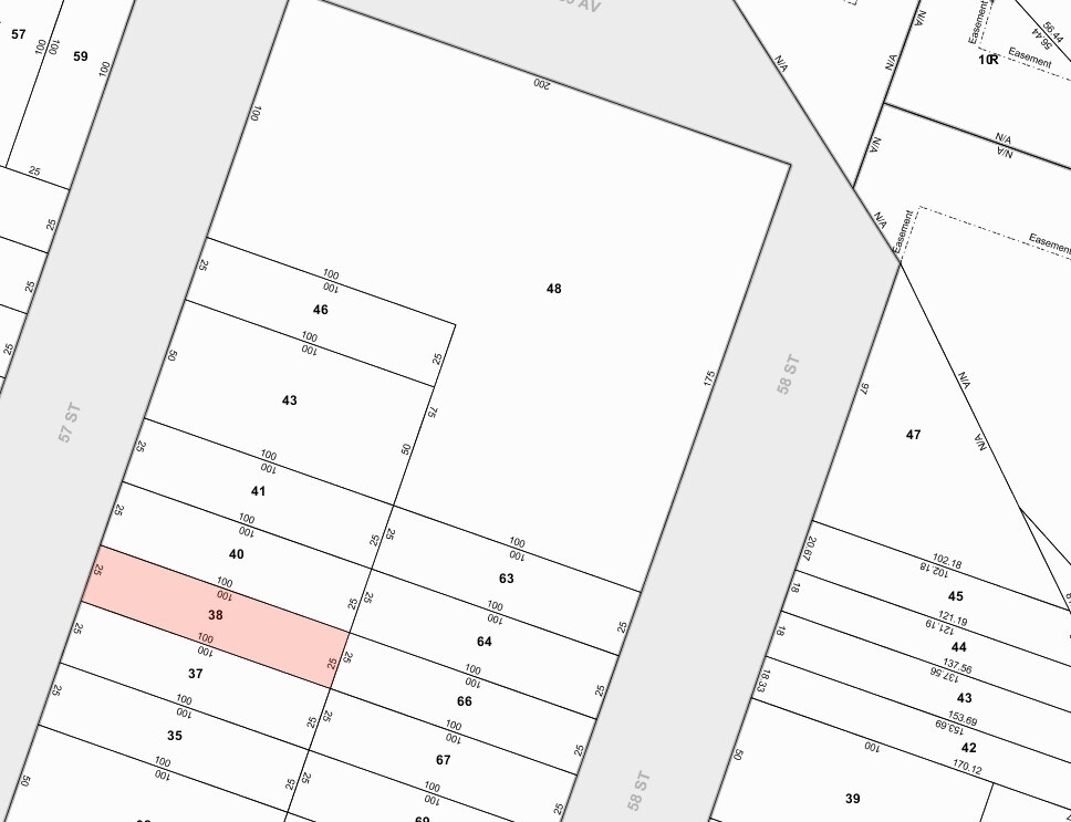 Plat Map - 3923 57th St