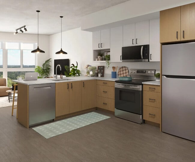 Kitchen - Hub Chancey Apartments