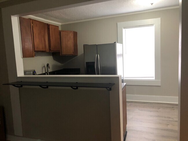 Kitchen view from living room - 1694 Overton Park Ave