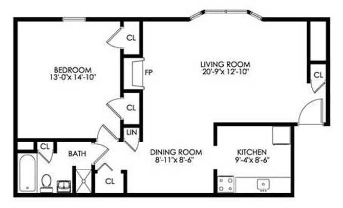 Oxford Court – 1 Bedroom