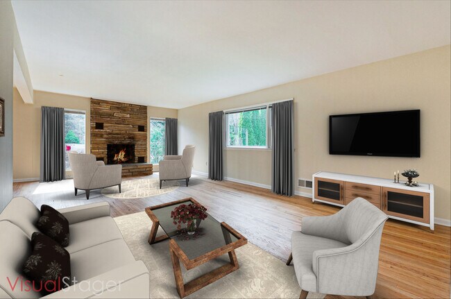 Livingroom with Fireplace - 50 Puritan Dr