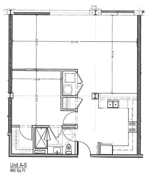 The East End Lofts – One Bedroom Suite