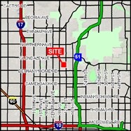 Mapa del Locational - 1123 E Maryland Ave