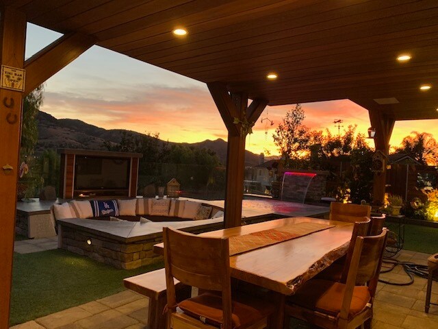 evening sunset view - 30006 Rainbow Crest Dr