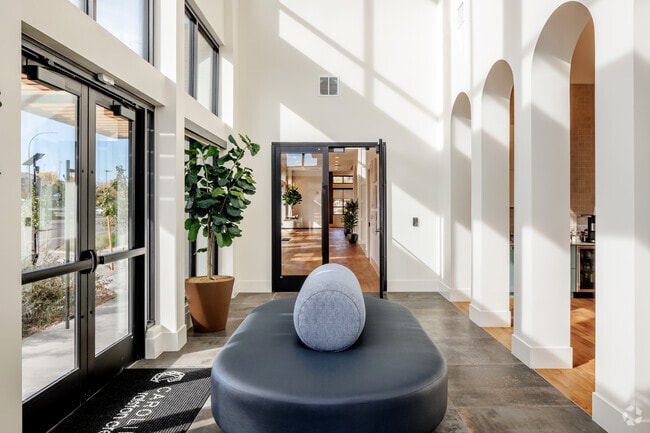 Resident Lounge with Coffee & Hot Tea Bar - Caroline Ralston Creek