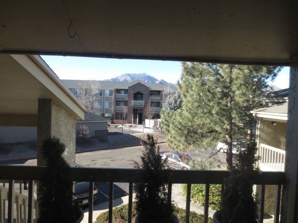 Front patio with view - 60 S Boulder Cir