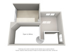 1BR 1BA plus loft - Plan A