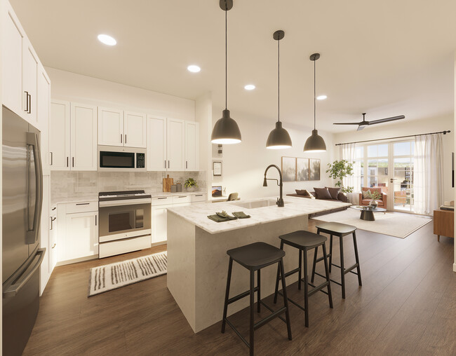 Cocina A1 - Valleydale Apartments