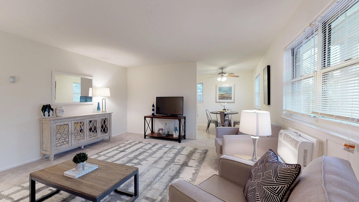 Whitehall Apartments — Living Room