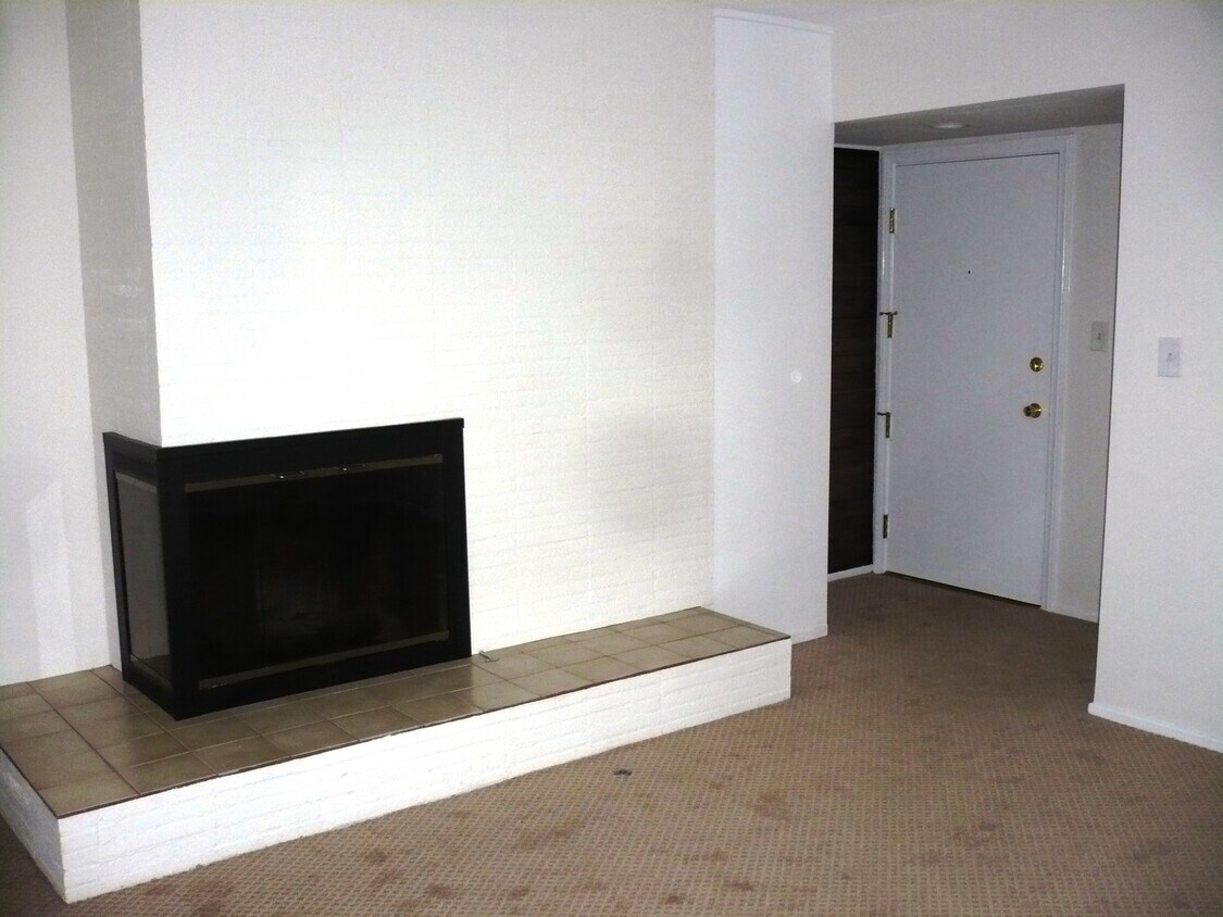 living room fireplace - 8331 W Manchester Ave