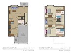 2 Bedroom Townhome with Balcony