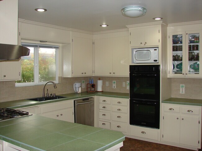 clean kitchen, lots of counters - 404 Hill St