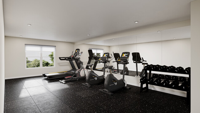 Fitness Room Render - ValleyHigh Flats II