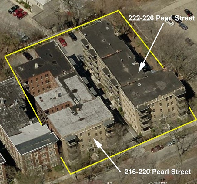 Aerial Photo - Pearl Street Condos