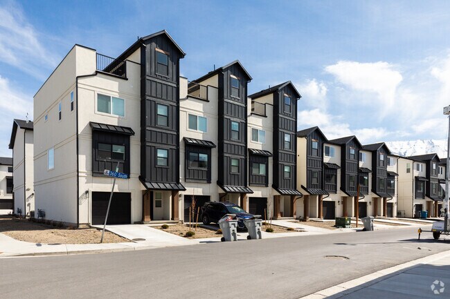 New townhomes within American Fork offer modern architecture, spacious interiors, and energy-efficient features.