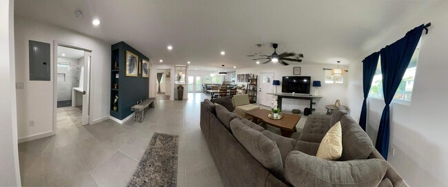 Second floor full view of living area and dining area - 951 Hala Dr