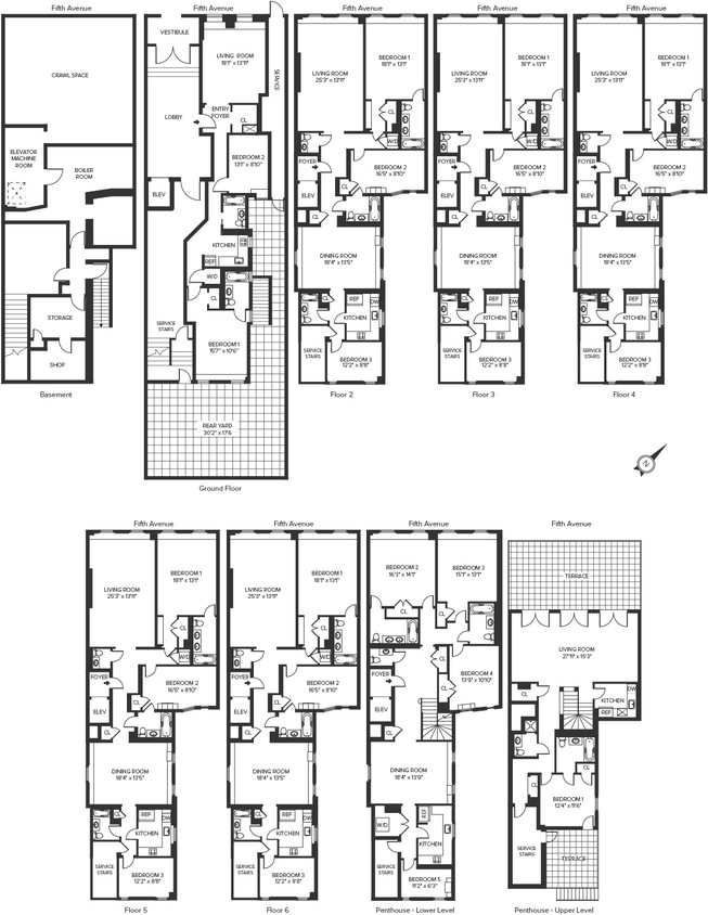 Planta - 1143 Fifth Ave