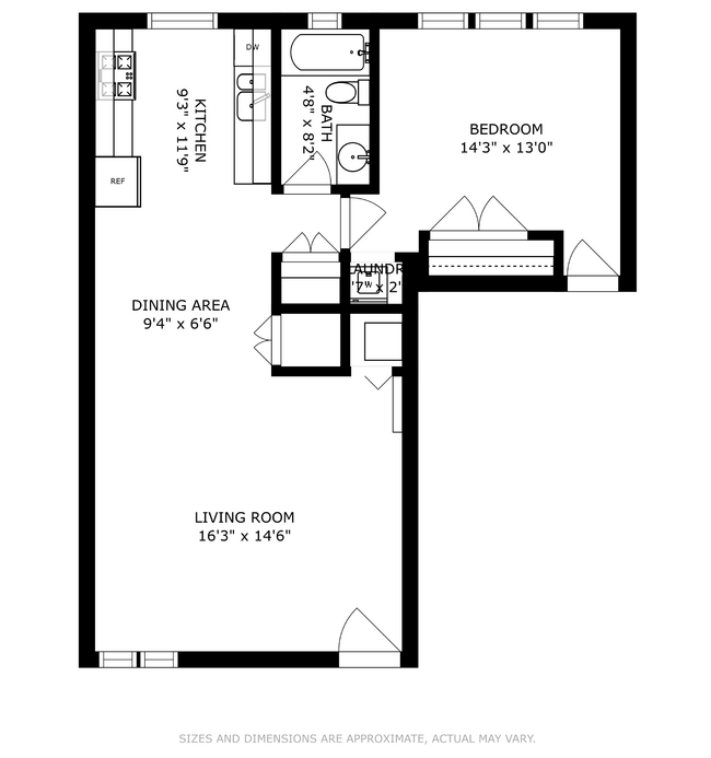 Floor Plan - 1613 Monroe St