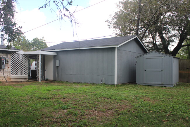 shed for outdoor storage - 208 Timber Ln