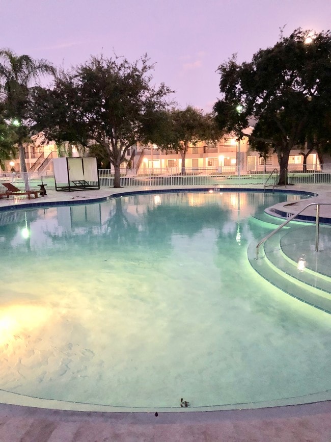 Pool At Dusk - Maridadi West Palm Beach