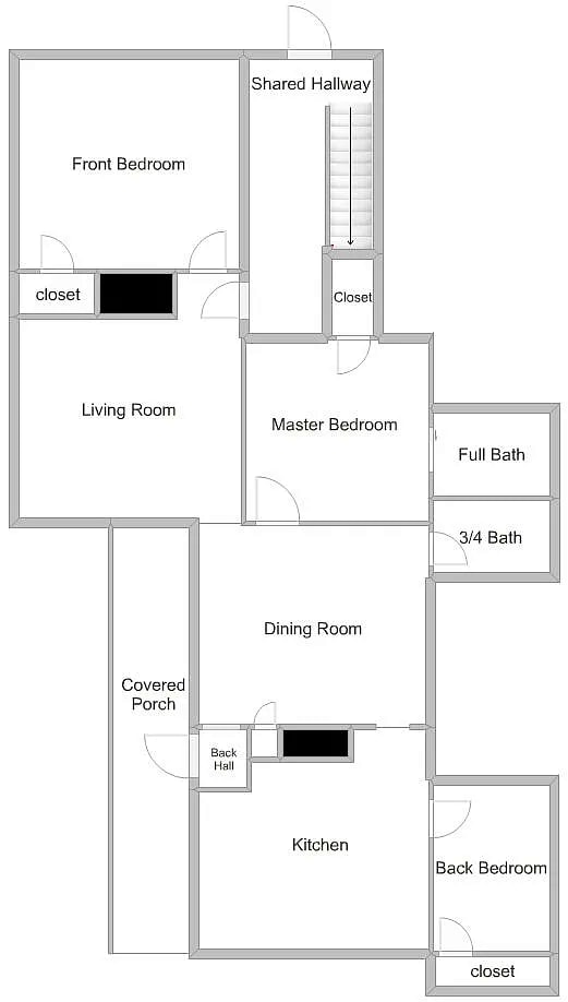 floor plan - 395 Maple St