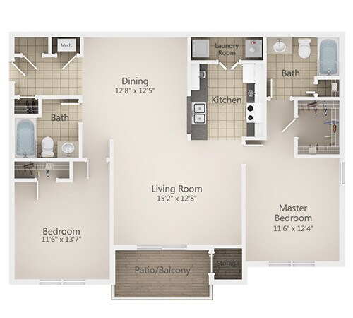 2 Bedroom - Clairmont at York