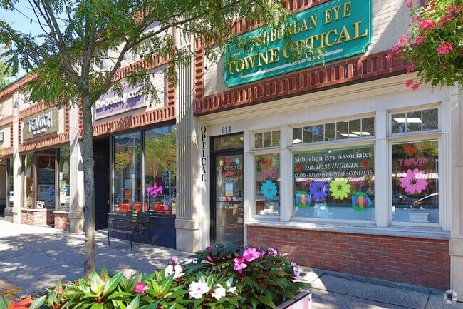 Flower filled shops are found all over Main Street in Melrose.