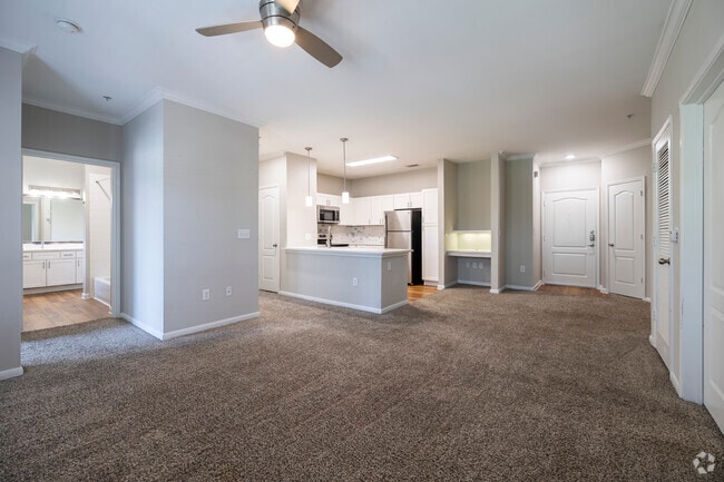 3BR/2BA, 1,263SF - Living Room - The JaXon