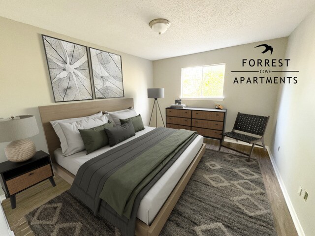 Dormitorio actualizado - Forrest Cove