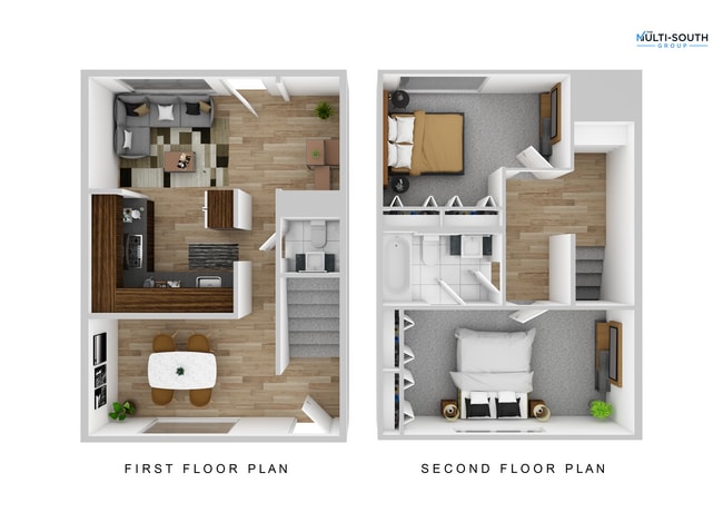 2 Bed .5 Bath Townhouse - Emerald Park Apartments