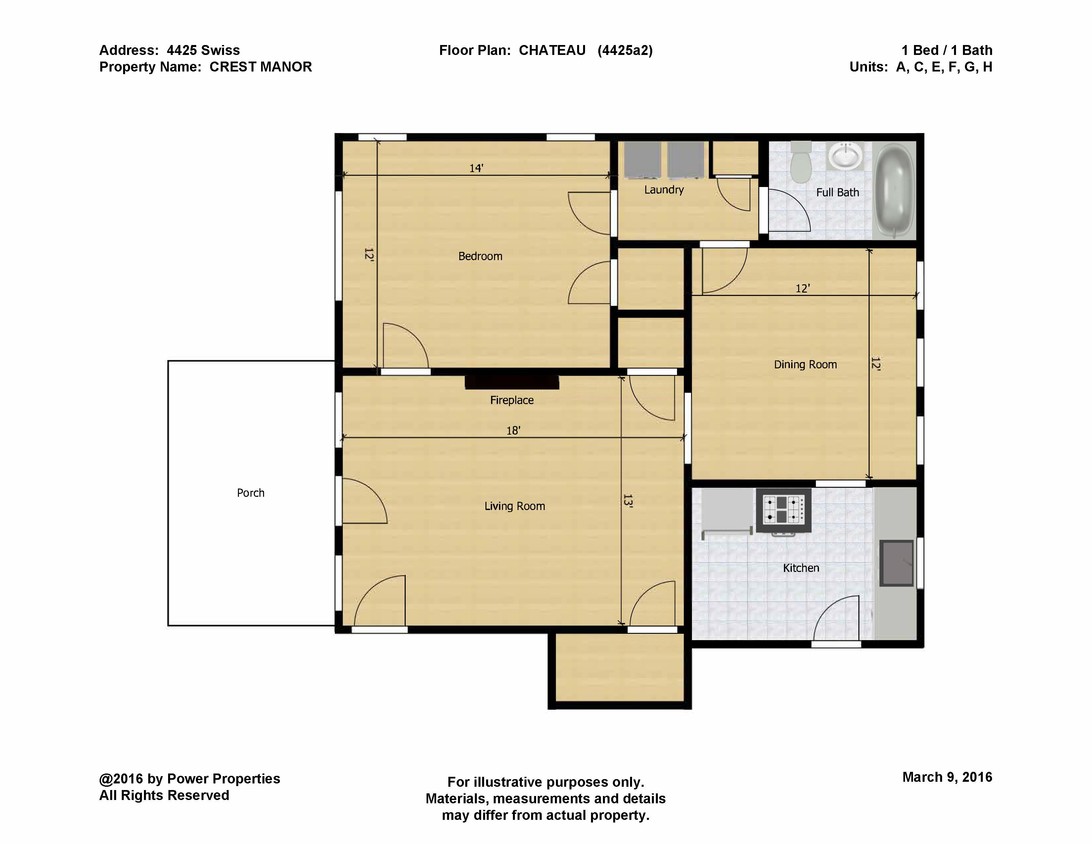 Plano de planta - CREST MANOR