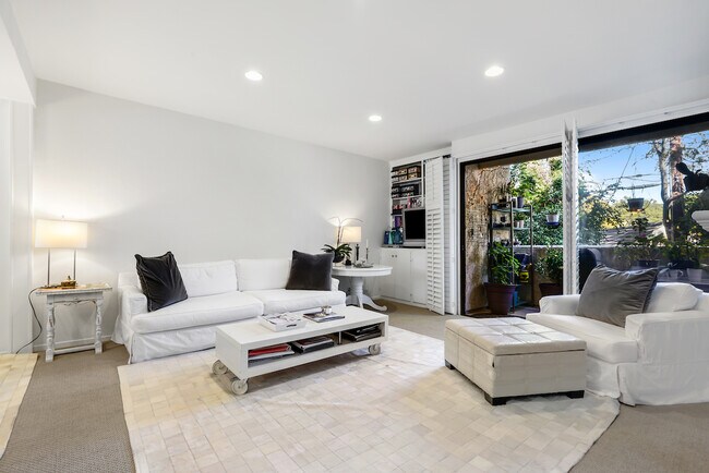 Living Room Opens To Private Patio - 15515 W Sunset Blvd