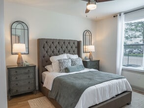 The Opal: 1BR, 1BA- Primary Bedroom - The Waters at Bluebonnet