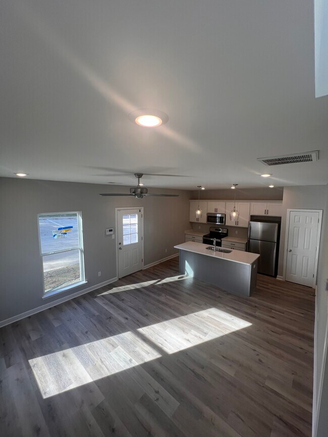 Kitchen/living area. - 645 Patterson St
