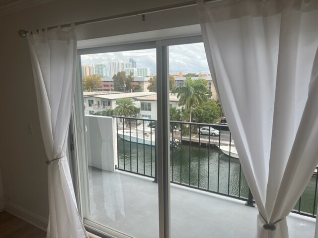 View living room to balcony - 3642 NE 171st St