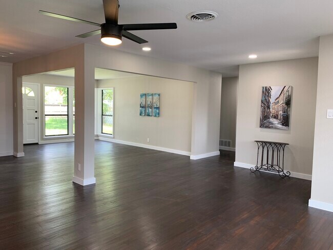 Open Living, Dining, Kitchen and Sitting Room (Back Door) - 332 Doddridge St