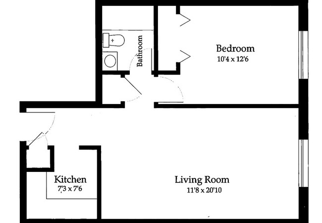 1BR/1BA - Concord Street Apartments