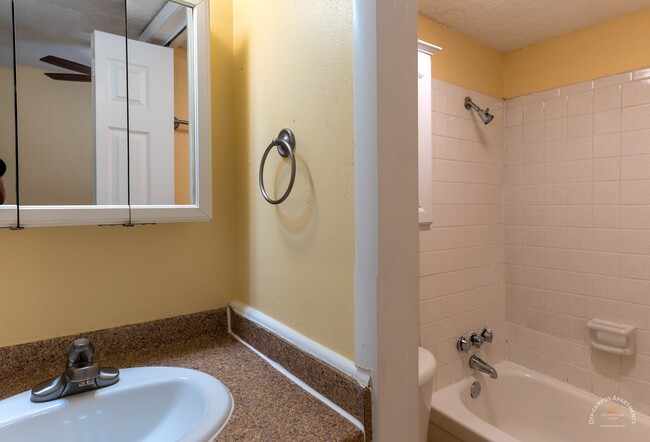 Bathroom w/ tub - Monticello Apartments Hyde Park