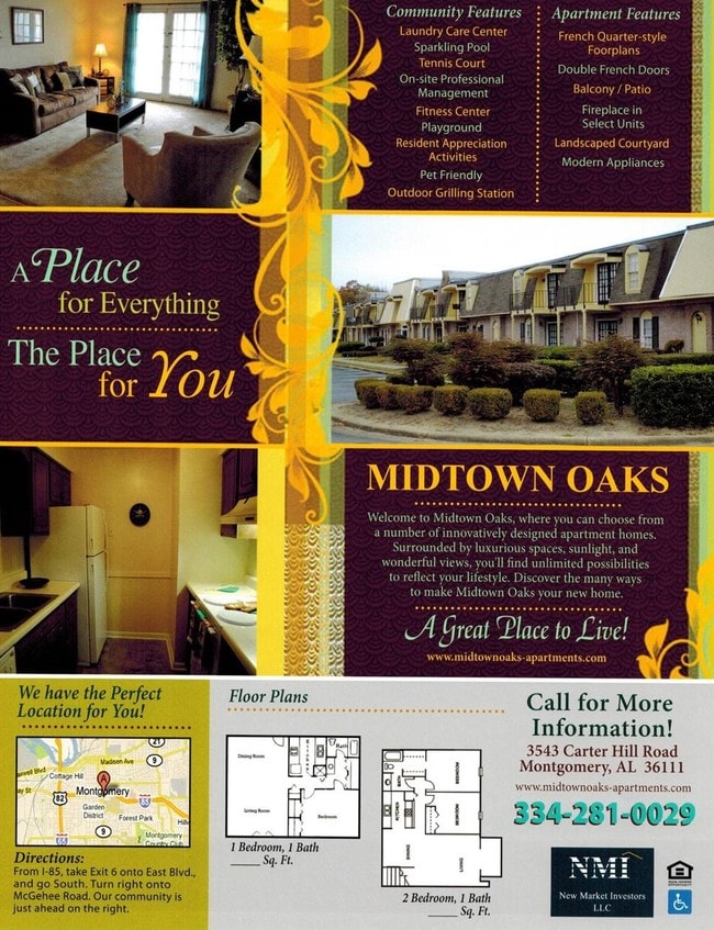 Midtown Oaks Apartments Montgomery, AL