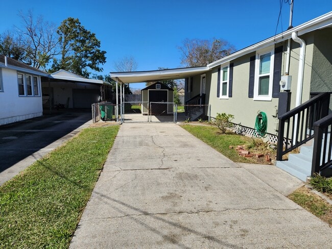 Driveway and shed - 430 Avenue K