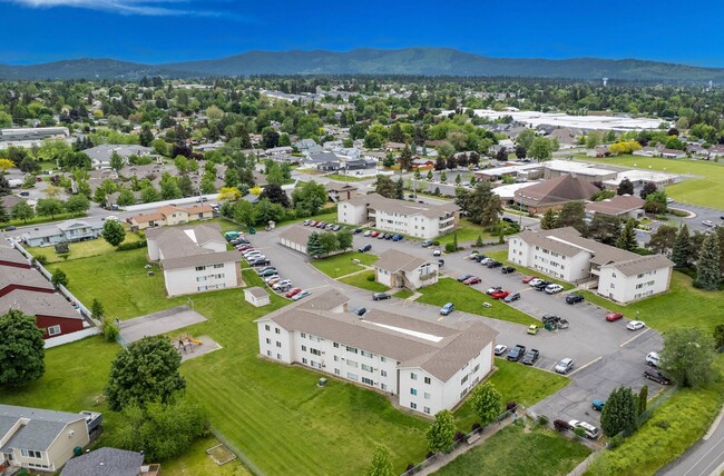 Aerial View - Adams Square