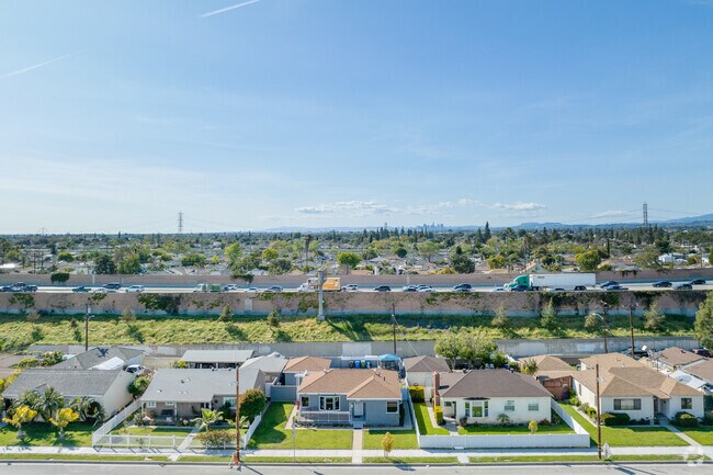 Smaller homes with large yard space are widely available in the area of Los Neitos.