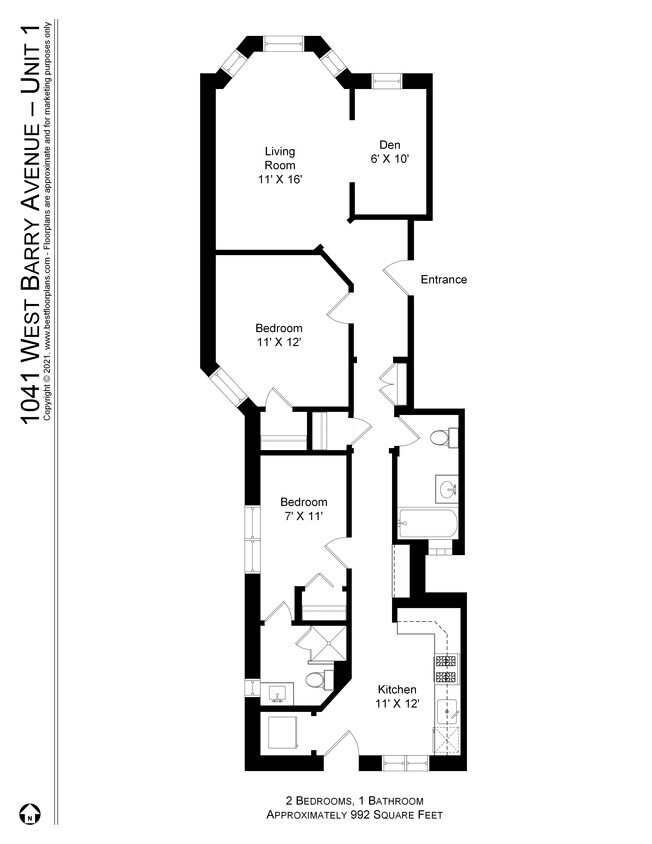 1041 W Barry Ave Unit 1, Chicago, IL 60657 Apartments in Chicago, IL