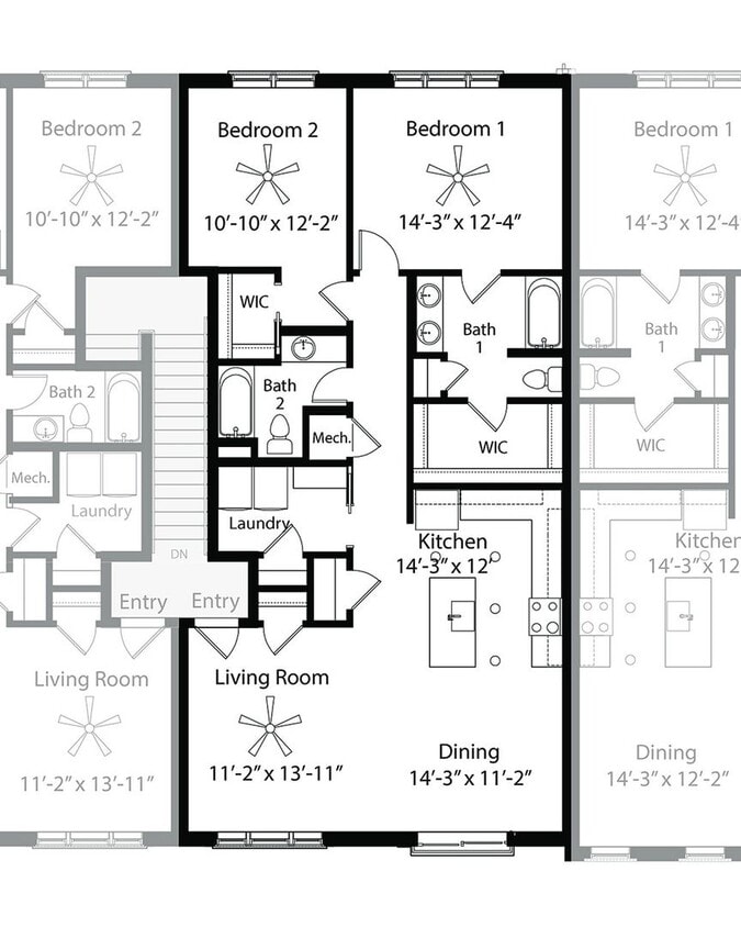 Primary Photo - 2022-BUILT BURKITT COMMONS CONDO WALKABLE ...