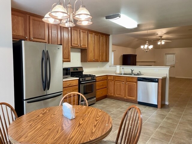 Open Floor plan- Ridge, range oven, dishwasher, & garbage disposal included - 46514 Cote Ct